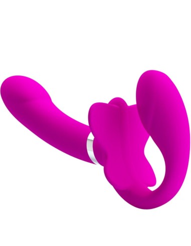 PRETTY LOVE - VALERIE DOUBLE STRAP-ON VIBRATOR...