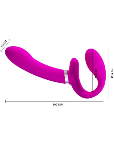 PRETTY LOVE - VALERIE DOUBLE STRAP-ON VIBRATOR...