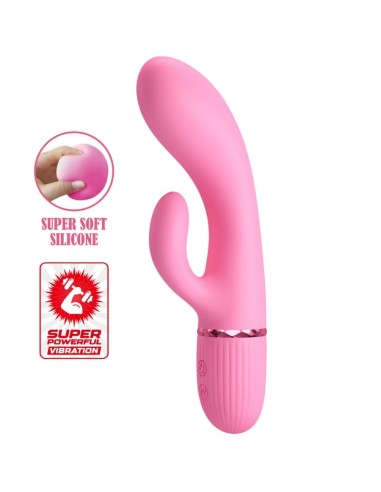 PRETTY LOVE - MARSKI RABBIT VIBRATOR  G-SPOT PINK