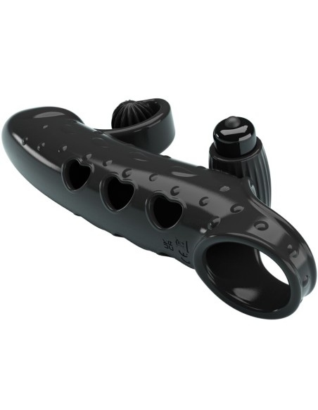 ROMANCE - VIBRATING PENIS SLEEVE BLACK