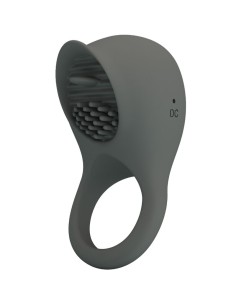 PRETTY LOVE - NIMBUS ANILLO VIBRADOR CON LENGUA GRIS
