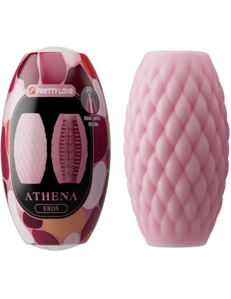 PRETTY LOVE - ATHENA EROS SILICONE MALE MASTURBATOR PINK