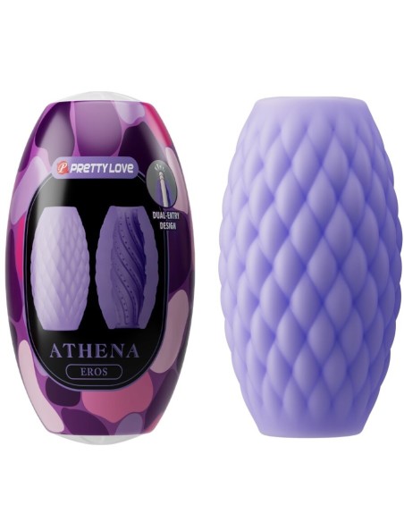 PRETTY LOVE - ATHENA EROS SILICONE MALE MASTURBATOR PURPLE