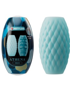PRETTY LOVE - ATHENA EROS SILICONE MALE MASTURBATOR SKY BLUE