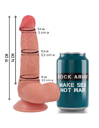 ROCKARMY - LIQUID SILICONE FOX 19 CM -O- 3.2 CM