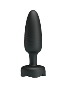 PRETTY LOVE - TARION ANAL PLUG WITH  LED LIGHT BLACK 12.5 CM 2