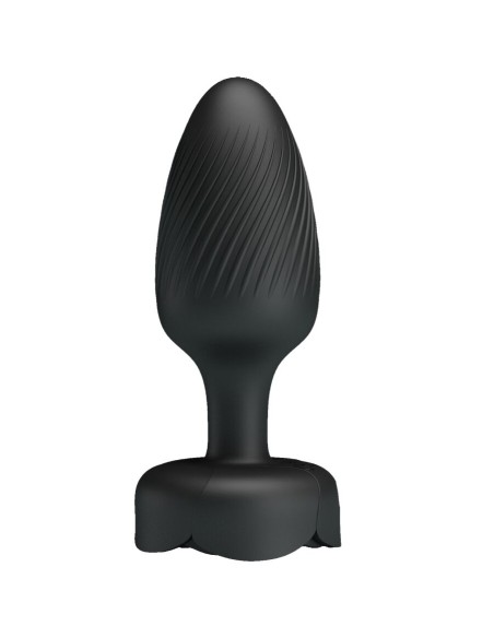 PRETTY LOVE - OSBORN ANAL PLUG WITH  LED LIGHT BLACK 9.8 CM