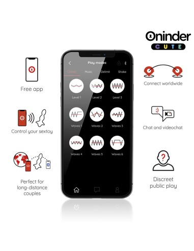 ONINDER CUTE - LOVE BUTT VIBRATING ANAL PLUG...