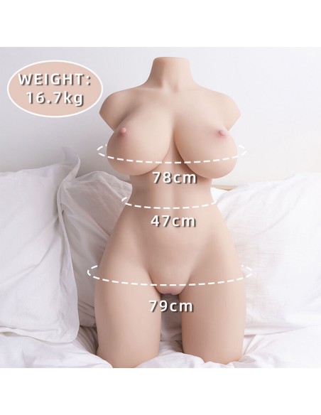 XISE - TIDY FEMALE REALISTIC TORSO WITH THRUSTING 71 CM