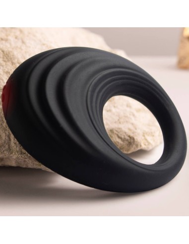 ROCKS-OFF - SPIRE BLACK VIBRATING PENIS RING
