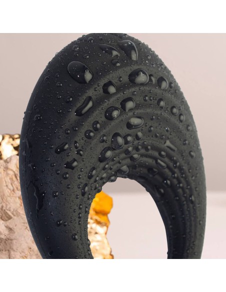ROCKS-OFF - SPIRE BLACK VIBRATING PENIS RING