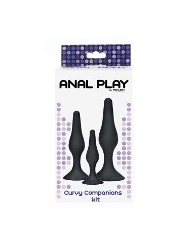 TOYJOY - ANAL PLAY CURVY COMPANIONS ANAL PLUG 3...