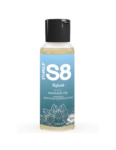 STIMUL8 - S8 REFRESH COTTON MASSAGE OIL 125 ML