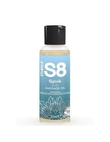 STIMUL8 - S8 REFRESH EROTIC COTTON MASSAGE OIL...