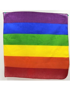 PRIDE - RAINBOW FLAG TRIANGULAR COTTON SCARF
