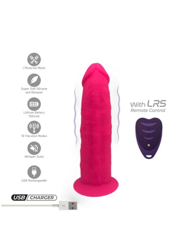 SILEXD - REALISTIC PENIS MODEL 2 PINK + REMOTE...