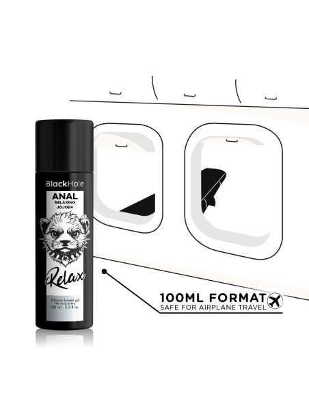 BLACK HOLE - ANAL RELAXING JOJOBA RELAX SILICONE BASE 100 ML