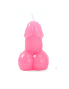 DIABLO PICANTE - PENIS SHAPED CANDLE IN FUCHSIA COLOR