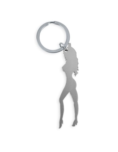 DIABLO PICANTE - KEYRING WITH FEMALE SILHOUETTE...