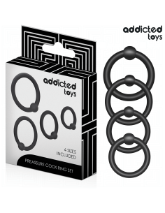ADDICTED TOYS - SET OF PRESSURE SILICONE RINGS