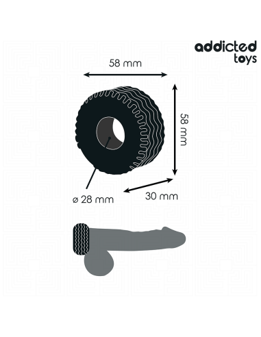 ADDICTED TOYS - EXTRA THICK COCK RING