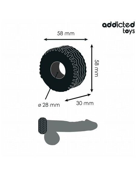 ADDICTED TOYS - EXTRA THICK COCK RING