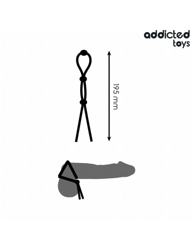 ADDICTED TOYS - SILICONE ROPE FOR THE TRIPLE...