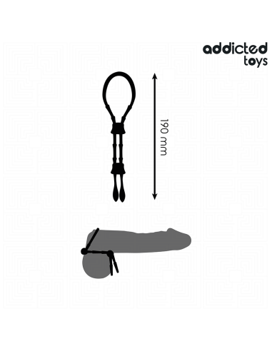 ADDICTED TOYS - ADJUSTABLE SILICONE ROPE FOR...