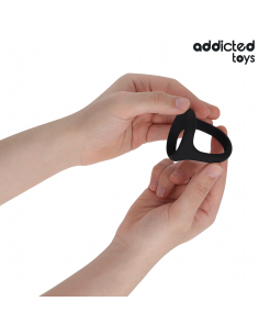 ADDICTED TOYS - THICK TRIPLE PENIS RING 2