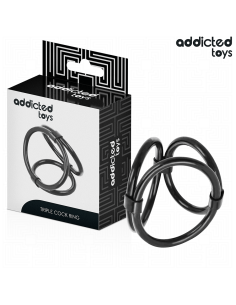 ADDICTED TOYS - TRIPLE PENIS RING