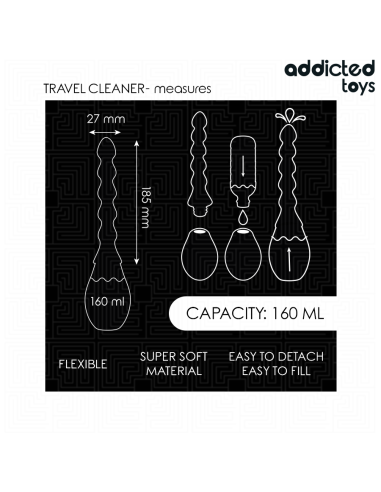 ADDICTED TOYS - TRAVEL CLEANER SILICONE MODEL 2