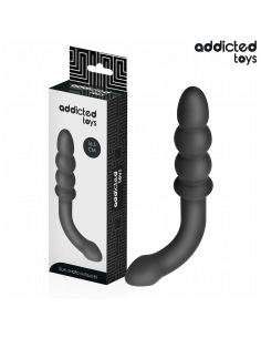 ADDICTED TOYS - DOUBLE ANAL MASSAGER SILICONE 16.5 CM
