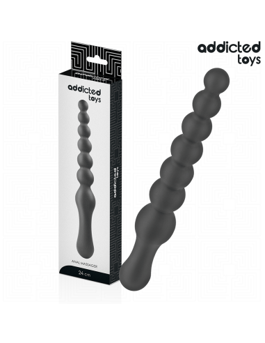 ADDICTED TOYS - DOUBLE ANAL MASSAGER SILICONE...
