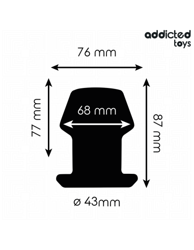 ADDICTED TOYS - EXTREME HOLLOW ANAL PLUG...