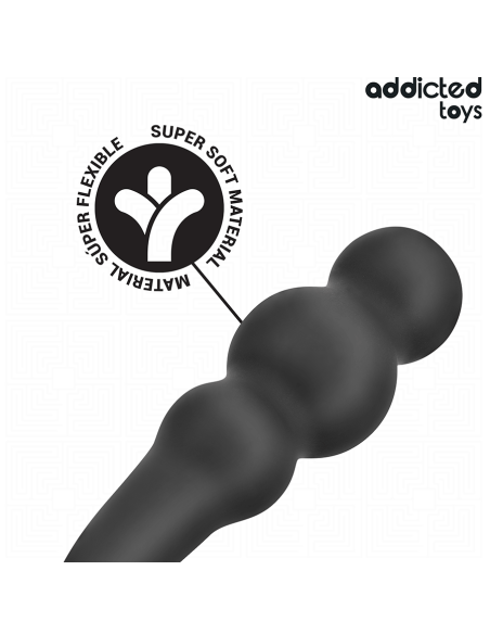 ADDICTED TOYS - ANAL PLUG WITH RING SILICONE MODEL 1
