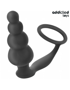 ADDICTED TOYS - ANAL PLUG WITH RING SILICONE MODEL 5 2