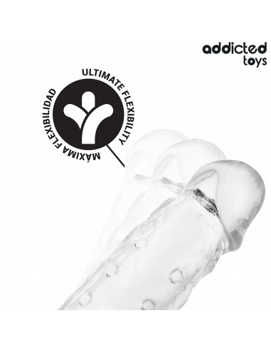 ADDICTED TOYS - TRANSPARENT PENIS EXTENSON SIZE...