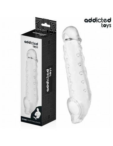 ADDICTED TOYS - TRANSPARENT PENIS SHEATH SIZE M...