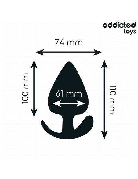 ADDICTED TOYS - ANAL PLUG SILICONE SIZE XXL 11 CM