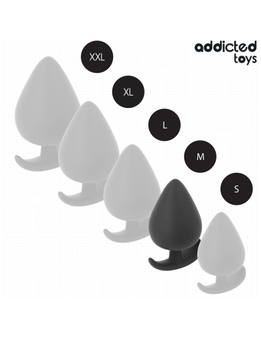 ADDICTED TOYS - ANAL PLUG SILICONE SIZE M 6.6 CM