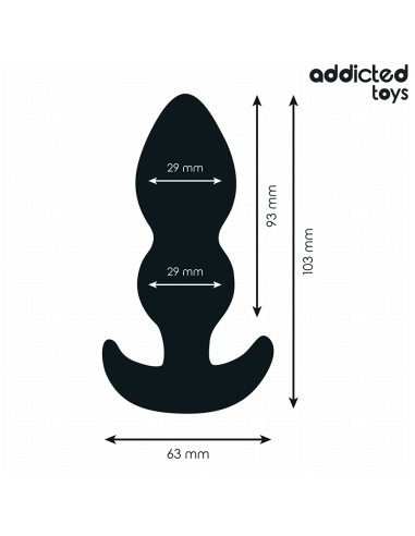 ADDICTED TOYS - ANAL PLUG SILICONE SIZE S 10.3 CM