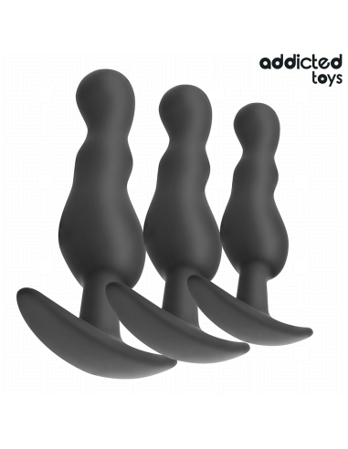 ADDICTED TOYS - SET OF 3 ANAL PLUG SILICONE...