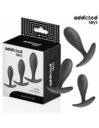 ADDICTED TOYS - SET OF 3 ANAL PLUG SILICONE...