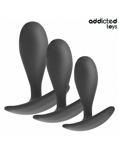 ADDICTED TOYS - SET OF 3 ANAL PLUG SILICONE...