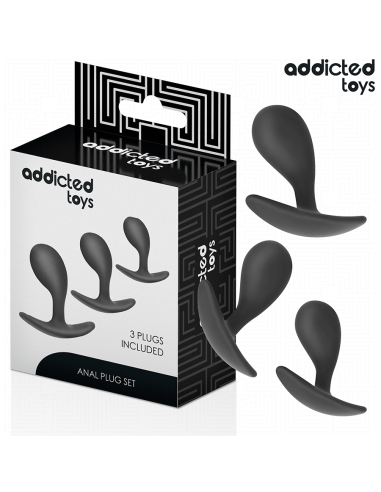 ADDICTED TOYS - SET OF 3 ANAL PLUG SILICONE...