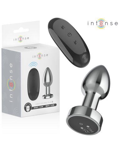 INTENSE - ANAL PLUG 10 VIBRATIONS METAL WITH...
