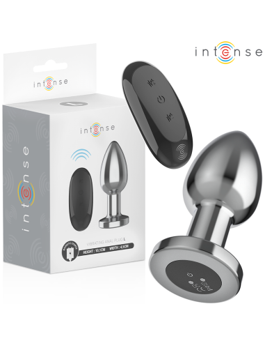 INTENSE - ANAL PLUG 10 VIBRATIONS METAL WITH...