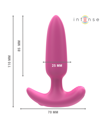 INTENSE - ROSS ANAL PLUG 10 VIBRATIONS PINK...