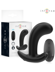 INTENSE - CHANDLER ANAL PLUG 10 VIBRATIONS BLACK REMOTE...