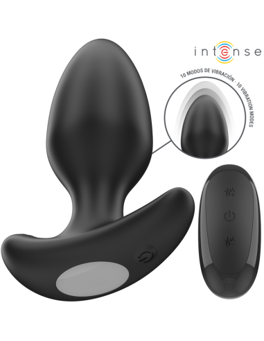 INTENSE - JOEY ANAL PLUG 10 VIBRATIONS BLACK...